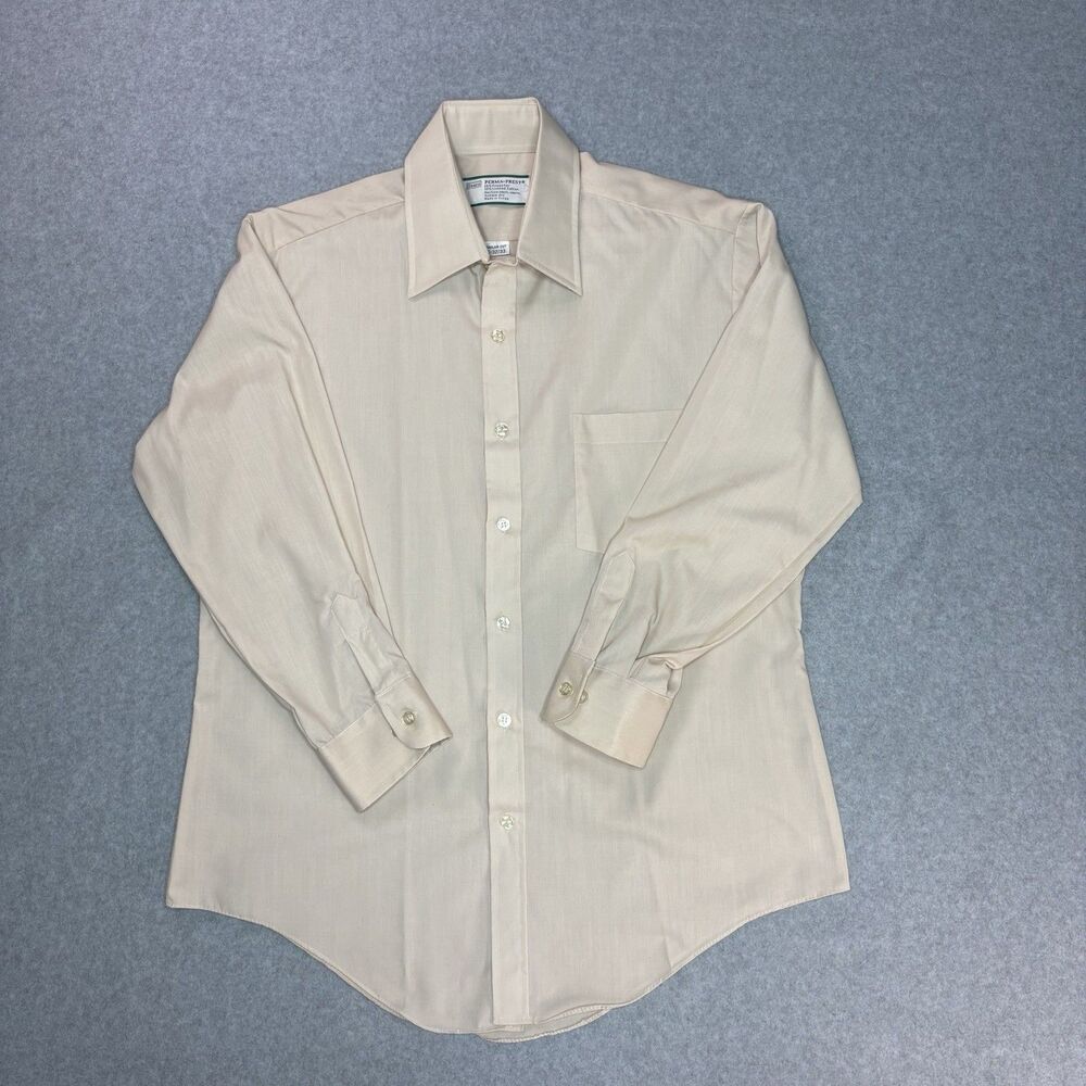 Vintage 70s Sears‎ Men's Button-Down Shirt 16 - 32/33